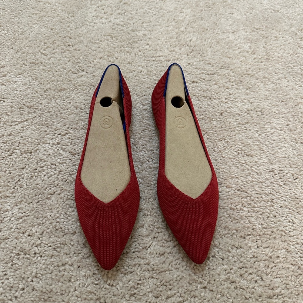 Rothy’s point flats